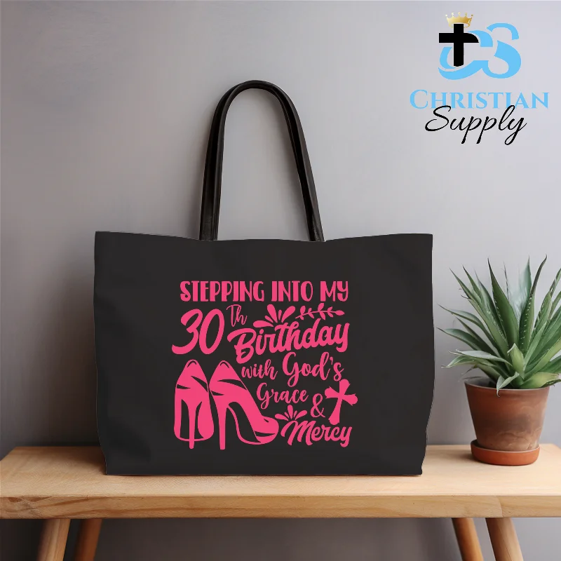 Faux Fur - Trimmed Tote Bag in White for a Cozy Winter LookStepping Into My Birthday with God's Grace & Mercy Heels Tote Bag Faux Fur - Trimmed Tote Bag in White for a Cozy Winter LookStepping Into My Birthday with God's Grace & Mercy Heels Tote Bag