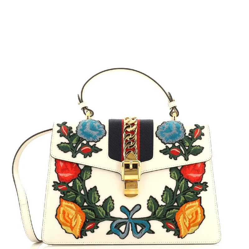 Women's Shoulder Bag with Faux Fur Strap in White for Winter StylePrinted Silk Shoulder Bag in Red for a Pop of ColorSylvie Top Handle Bag Embroidered Leather Medium Women's Shoulder Bag with Faux Fur Strap in White for Winter StylePrinted Silk Shoulder Bag in Red for a Pop of ColorSylvie Top Handle Bag Embroidered Leather Medium