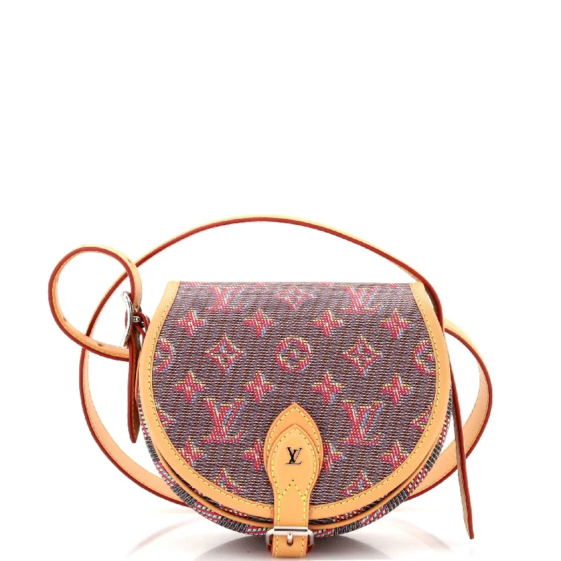 Pvc Shoulder Bag in Clear with Glitter for a Fun and Modern LookTambourin NM Handbag Damier Monogram LV Pop Canvas Pvc Shoulder Bag in Clear with Glitter for a Fun and Modern LookTambourin NM Handbag Damier Monogram LV Pop Canvas