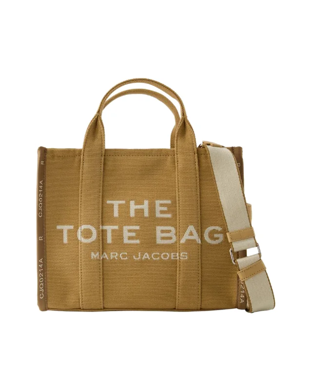 Tote Bag with Adjustable Shoulder Strap in Olive Green for Comfortable CarryingThe Medium Tote - Marc Jacobs - Cotton - Camel Tote Bag with Adjustable Shoulder Strap in Olive Green for Comfortable CarryingThe Medium Tote - Marc Jacobs - Cotton - Camel