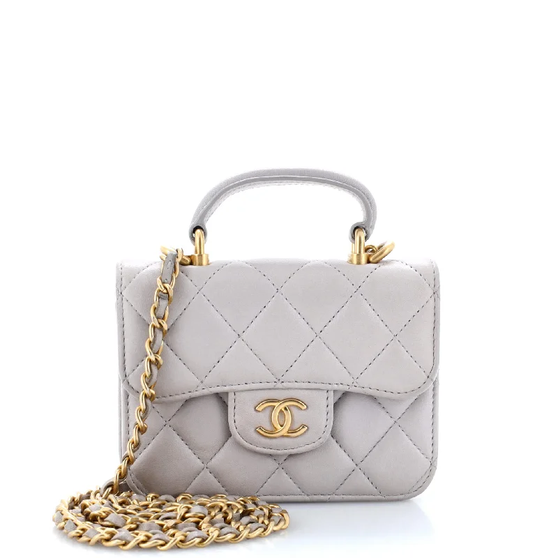 Women's Shoulder Bag with Faux Fur Strap in White for Winter StyleWomen's Canvas Shoulder Bag in Navy with Striped Pattern for Beach TripsTop Handle Flap Coin Purse with Chain Quilted Lambskin Women's Shoulder Bag with Faux Fur Strap in White for Winter StyleWomen's Canvas Shoulder Bag in Navy with Striped Pattern for Beach TripsTop Handle Flap Coin Purse with Chain Quilted Lambskin