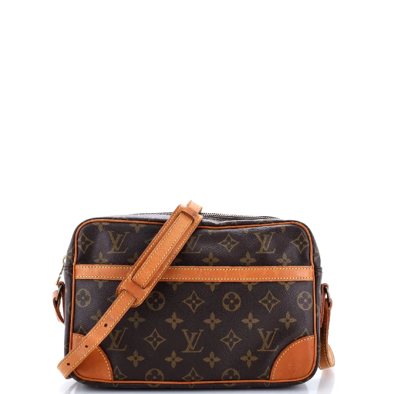 Crossbody Shoulder Bag in Black Leather with Gold Hardware for Night OutsWomen's Large Leather Shoulder Bag in Brown with Multiple Compartments for WorkTrocadero Handbag Monogram Canvas 27 Crossbody Shoulder Bag in Black Leather with Gold Hardware for Night OutsWomen's Large Leather Shoulder Bag in Brown with Multiple Compartments for WorkTrocadero Handbag Monogram Canvas 27