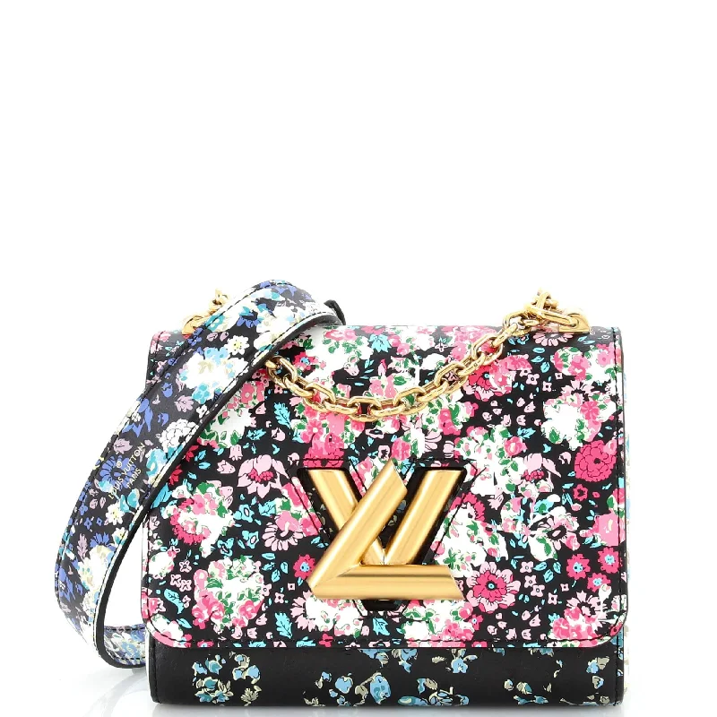 Pvc Shoulder Bag in Clear with Glitter for a Fun and Modern LookTwist Handbag Limited Edition Floral Print Leather PM Pvc Shoulder Bag in Clear with Glitter for a Fun and Modern LookTwist Handbag Limited Edition Floral Print Leather PM