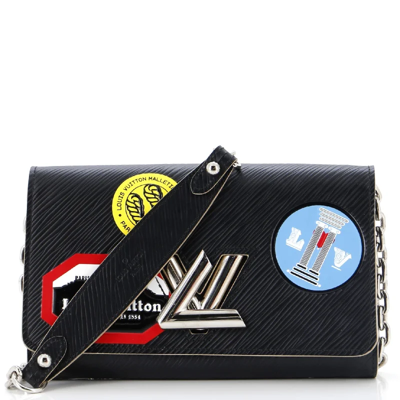 Shoulder Bag with Geometric Pattern in Multicolor for a Contemporary StyleTwist Handbag Limited Edition World Tour Epi Leather MM Shoulder Bag with Geometric Pattern in Multicolor for a Contemporary StyleTwist Handbag Limited Edition World Tour Epi Leather MM