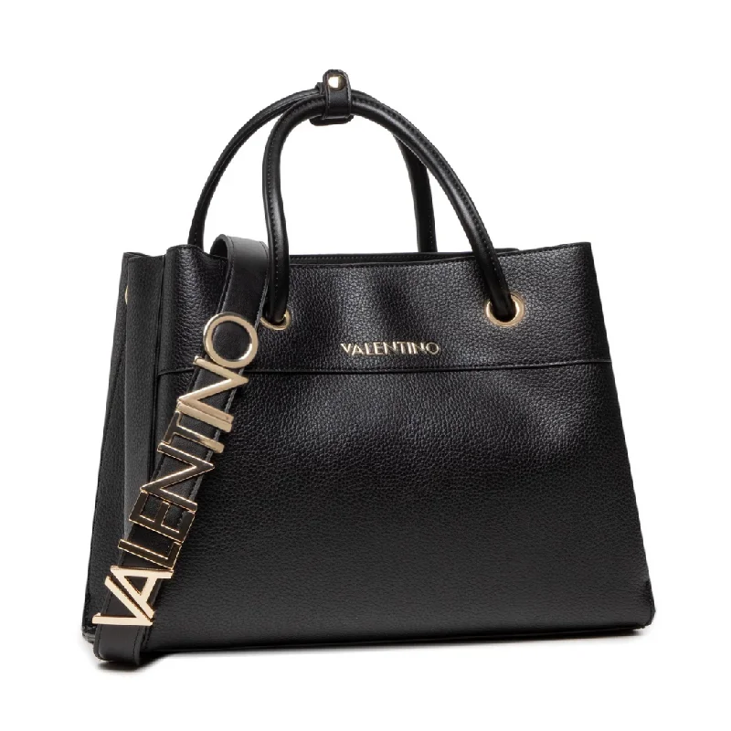 Tote Bag with RFID - Blocking Pocket in Black for Protecting Your Cards and InformationV.A.L.E.N.T.I.N.O B.A.G.S TOTE BAG Tote Bag with RFID - Blocking Pocket in Black for Protecting Your Cards and InformationV.A.L.E.N.T.I.N.O B.A.G.S TOTE BAG