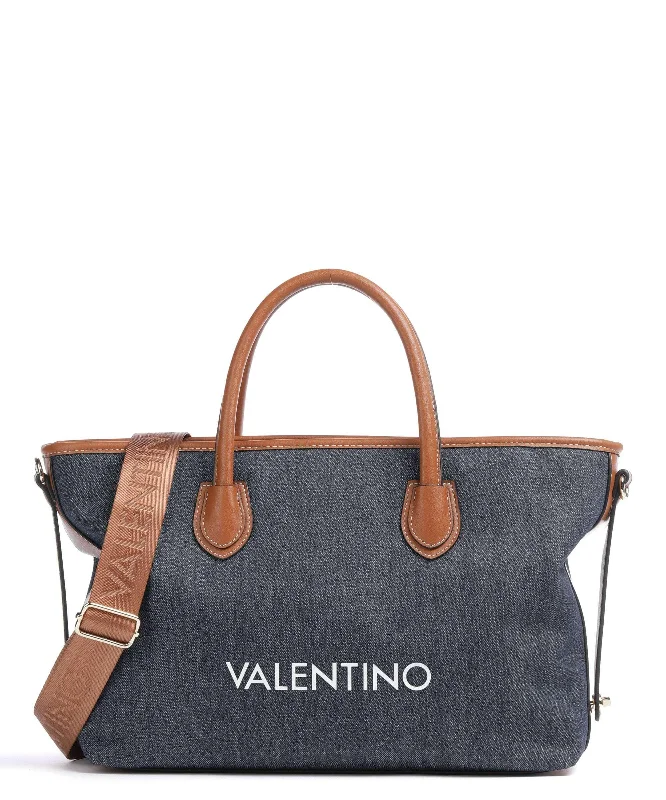 Linen Tote Bag in Natural Beige with Braided Details for a Rustic Summer EnsembleV.A.L.E.N.T.I.N.O B.A.G.S TOTE BAG Linen Tote Bag in Natural Beige with Braided Details for a Rustic Summer EnsembleV.A.L.E.N.T.I.N.O B.A.G.S TOTE BAG