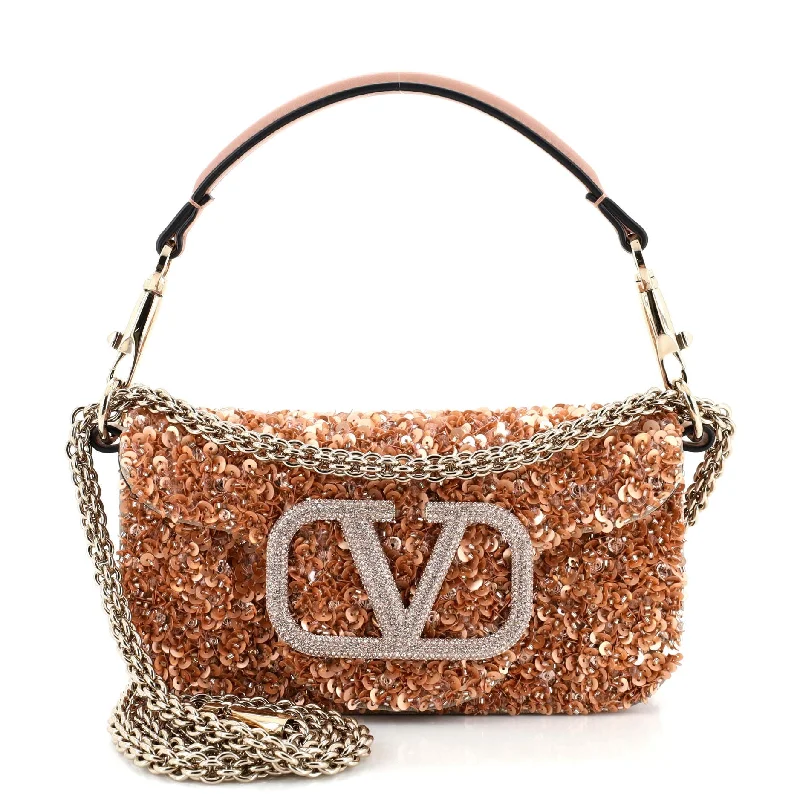 Pvc Shoulder Bag in Clear with Glitter for a Fun and Modern LookCanvas and Leather Combo Shoulder Bag in Tan for a Rustic LookVLogo Loco Flap Shoulder Bag Embellished Leather Small Pvc Shoulder Bag in Clear with Glitter for a Fun and Modern LookCanvas and Leather Combo Shoulder Bag in Tan for a Rustic LookVLogo Loco Flap Shoulder Bag Embellished Leather Small