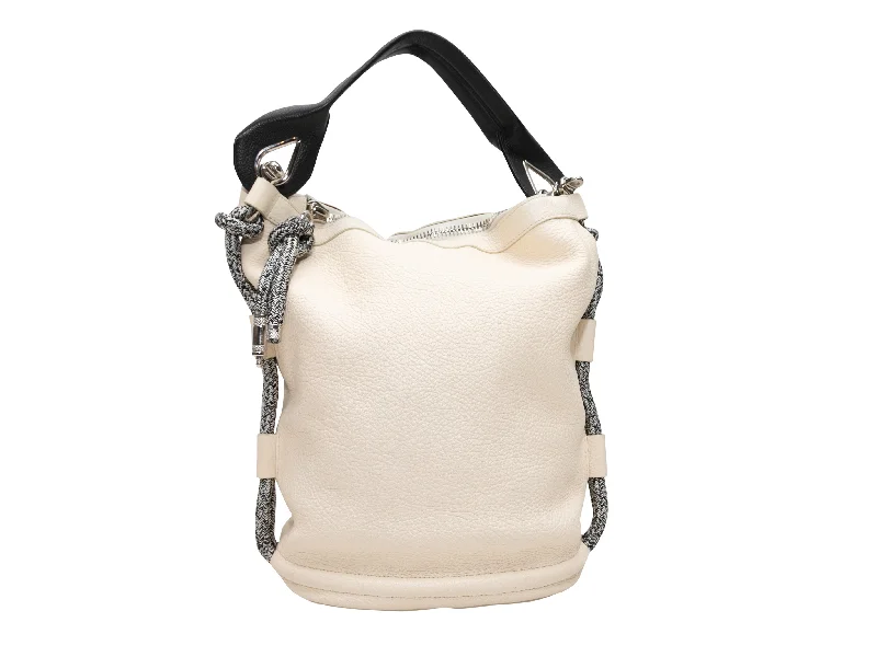Metallic Tote Bag in Rose Gold with Chain Handles for a Glamorous Night OutWhite & Black Acne Studios Leather Shopper Tote Metallic Tote Bag in Rose Gold with Chain Handles for a Glamorous Night OutWhite & Black Acne Studios Leather Shopper Tote