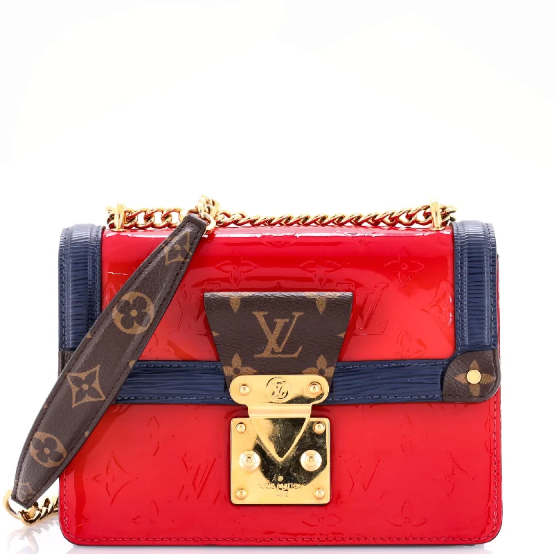 Quilted Shoulder Bag in Cream for a Classic and Elegant LookWynwood Handbag Monogram Vernis with Monogram Canvas and Epi Leather Quilted Shoulder Bag in Cream for a Classic and Elegant LookWynwood Handbag Monogram Vernis with Monogram Canvas and Epi Leather