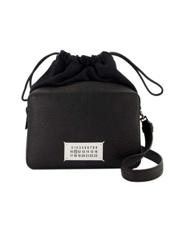 Women's Crossbody Bag with Adjustable Strap in Orange for Customizable Comfort5Ac Camera Medium Handbag - Maison Margiela - Black - Leather Women's Crossbody Bag with Adjustable Strap in Orange for Customizable Comfort5Ac Camera Medium Handbag - Maison Margiela - Black - Leather