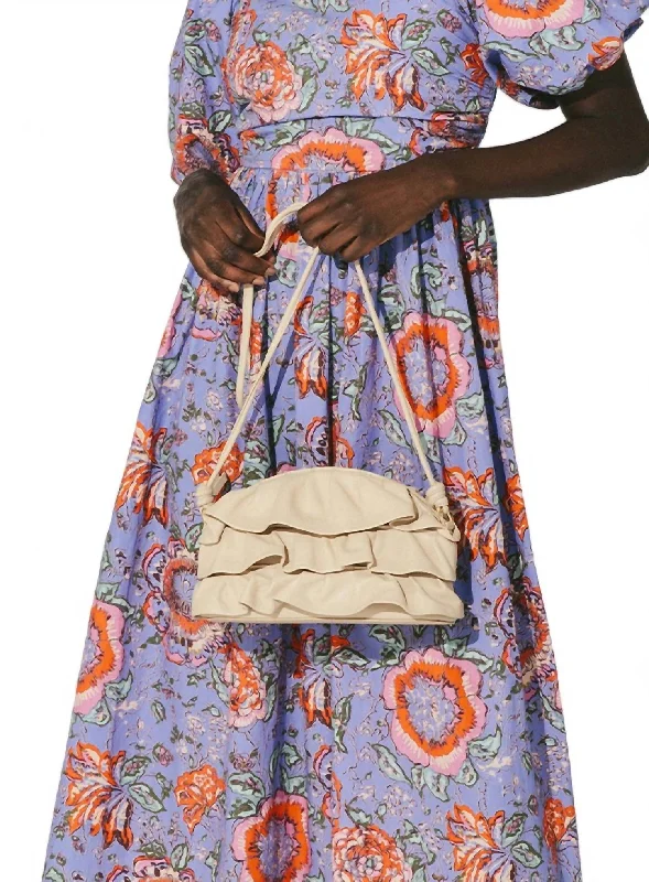 Geometric - Printed PVC Crossbody Bag in Multicolor for Trendy Street StyleBellona Bag In Ivory
