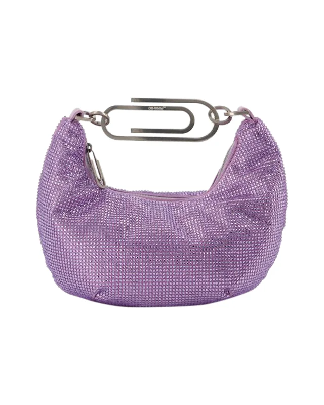 Waterproof Nylon Crossbody Bag in Navy Blue for Outdoor Hiking TripsBinder Clip 20 Bag in Strass / Lilac Waterproof Nylon Crossbody Bag in Navy Blue for Outdoor Hiking TripsBinder Clip 20 Bag in Strass / Lilac
