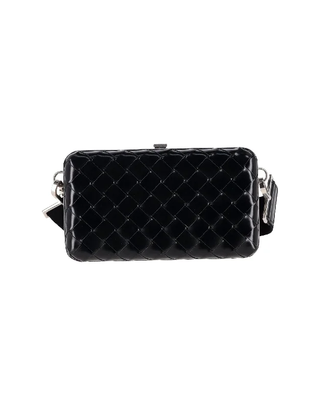 Plus - size Women's Crossbody Bag in Burgundy for Ample StorageBottega Veneta Intrecciato Weave Clutch Crossbody Bag in Black Leather Plus - size Women's Crossbody Bag in Burgundy for Ample StorageBottega Veneta Intrecciato Weave Clutch Crossbody Bag in Black Leather