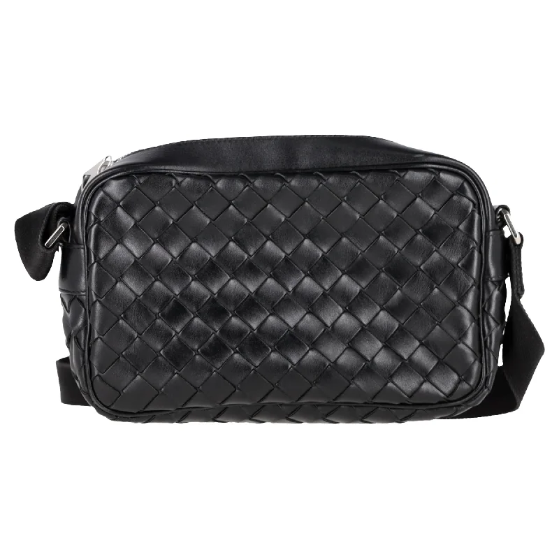 Geometric - Printed PVC Crossbody Bag in Multicolor for Trendy Street StyleBottega Veneta Small Intrecciato Camera Bag in Black Leather Geometric - Printed PVC Crossbody Bag in Multicolor for Trendy Street StyleBottega Veneta Small Intrecciato Camera Bag in Black Leather