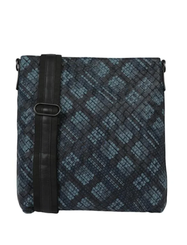 Hand - painted Canvas Crossbody Bag in Yellow for a Unique and Artistic LookBottega Veneta Tartan Dot Imitation Messenger Bag Hand - painted Canvas Crossbody Bag in Yellow for a Unique and Artistic LookBottega Veneta Tartan Dot Imitation Messenger Bag