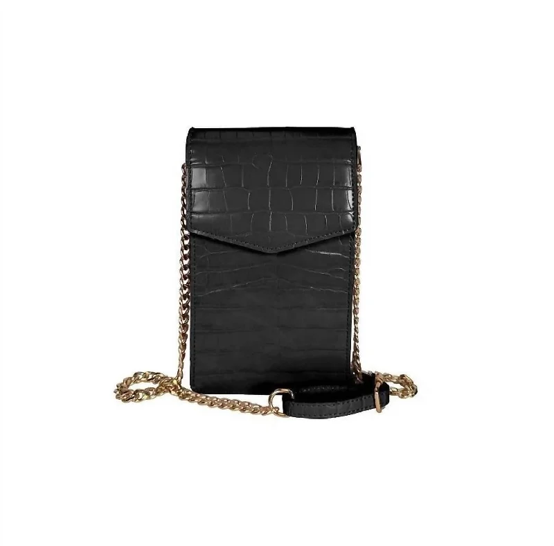 Women's Crossbody Bag with Magnetic Closure in White for Quick AccessCapri Bag In Black Women's Crossbody Bag with Magnetic Closure in White for Quick AccessCapri Bag In Black
