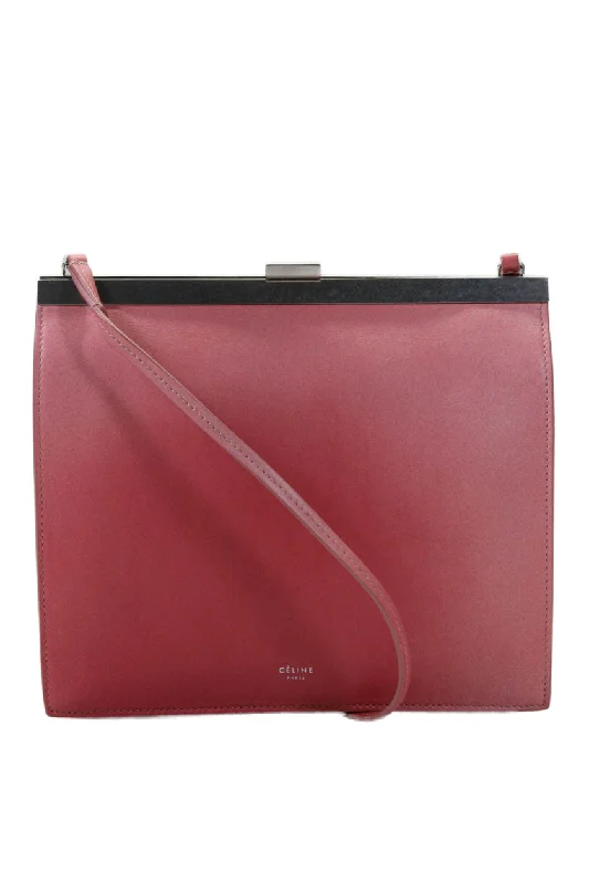 Medium - sized Canvas Crossbody Bag in Beige with Floral Print for Spring OutingsCeline Womens Cloud Pink Smooth Calfskin Mini Clasp Crossbody Bag Handbag Medium - sized Canvas Crossbody Bag in Beige with Floral Print for Spring OutingsCeline Womens Cloud Pink Smooth Calfskin Mini Clasp Crossbody Bag Handbag