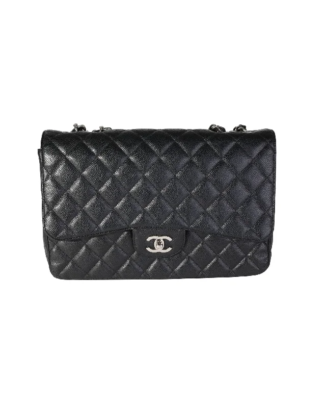 Straw Crossbody Bag in Natural Color for Beach Vacations and Summer DaysChanel Black Quilted Caviar Jumbo Classic Single Flap Bag Straw Crossbody Bag in Natural Color for Beach Vacations and Summer DaysChanel Black Quilted Caviar Jumbo Classic Single Flap Bag