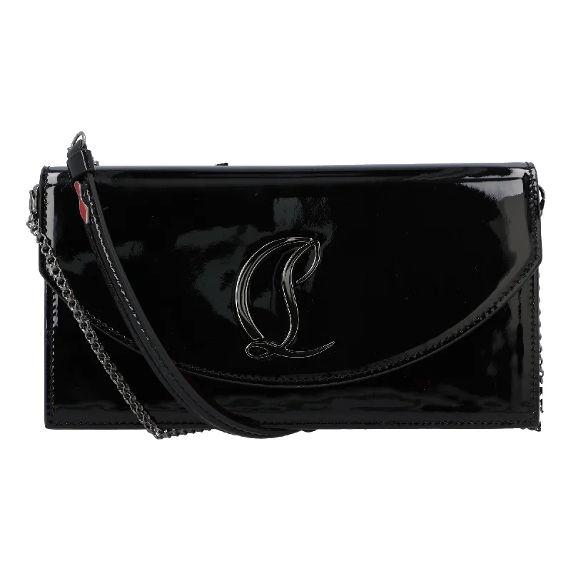 Women's Crossbody Bag with Multiple Compartments in Gray for Organized Daily UseChristian Louboutin Loubi54 Black Women's Crossbody Bag with Multiple Compartments in Gray for Organized Daily UseChristian Louboutin Loubi54 Black