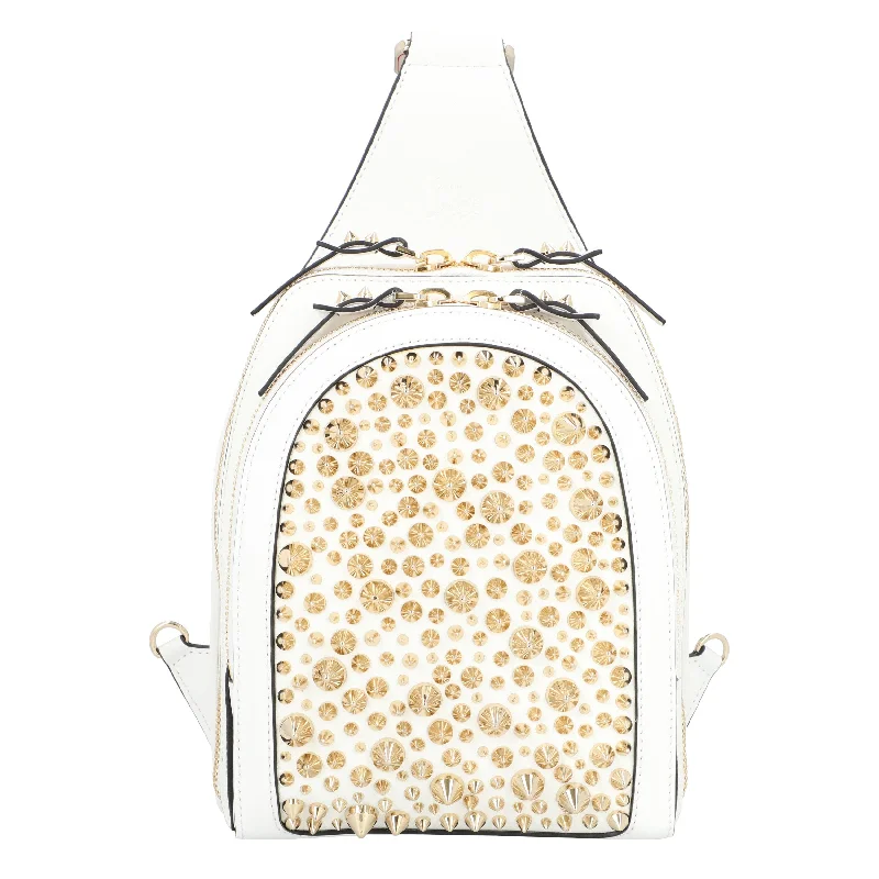 Quilted Leather Crossbody Bag in Cream for a Classic and Elegant AppearanceChristian Louboutin Loubifunk Crossbody Bag Quilted Leather Crossbody Bag in Cream for a Classic and Elegant AppearanceChristian Louboutin Loubifunk Crossbody Bag