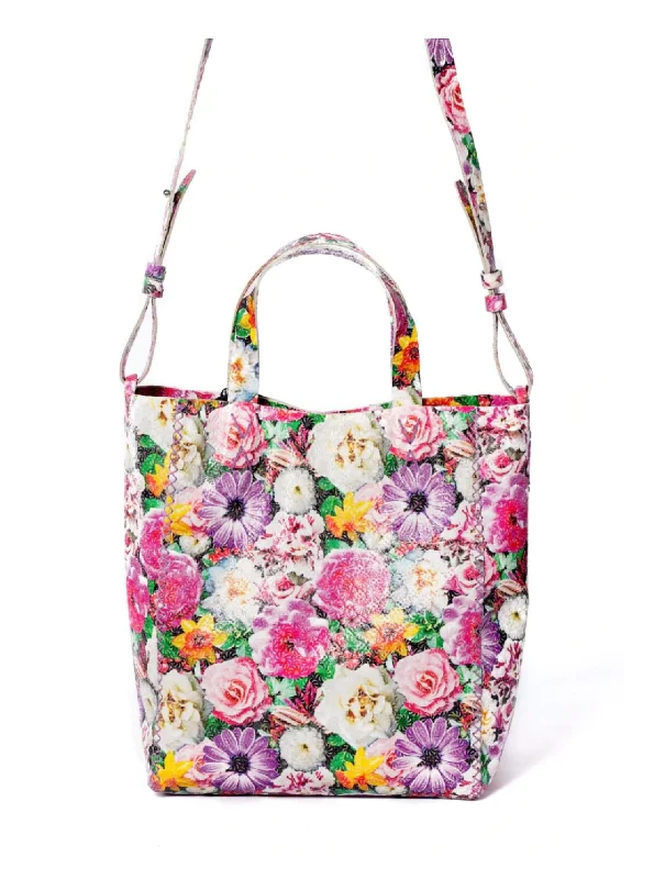 Plus - size Women's Crossbody Bag in Burgundy for Ample StorageCopacabana Bag - Floral Geometric/embossed Leather Plus - size Women's Crossbody Bag in Burgundy for Ample StorageCopacabana Bag - Floral Geometric/embossed Leather