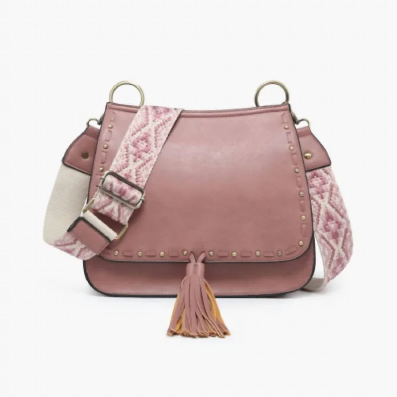 Plus - size Women's Crossbody Bag in Burgundy for Ample StorageCrossbody With Contrast Strap In Dark Mauve Plus - size Women's Crossbody Bag in Burgundy for Ample StorageCrossbody With Contrast Strap In Dark Mauve