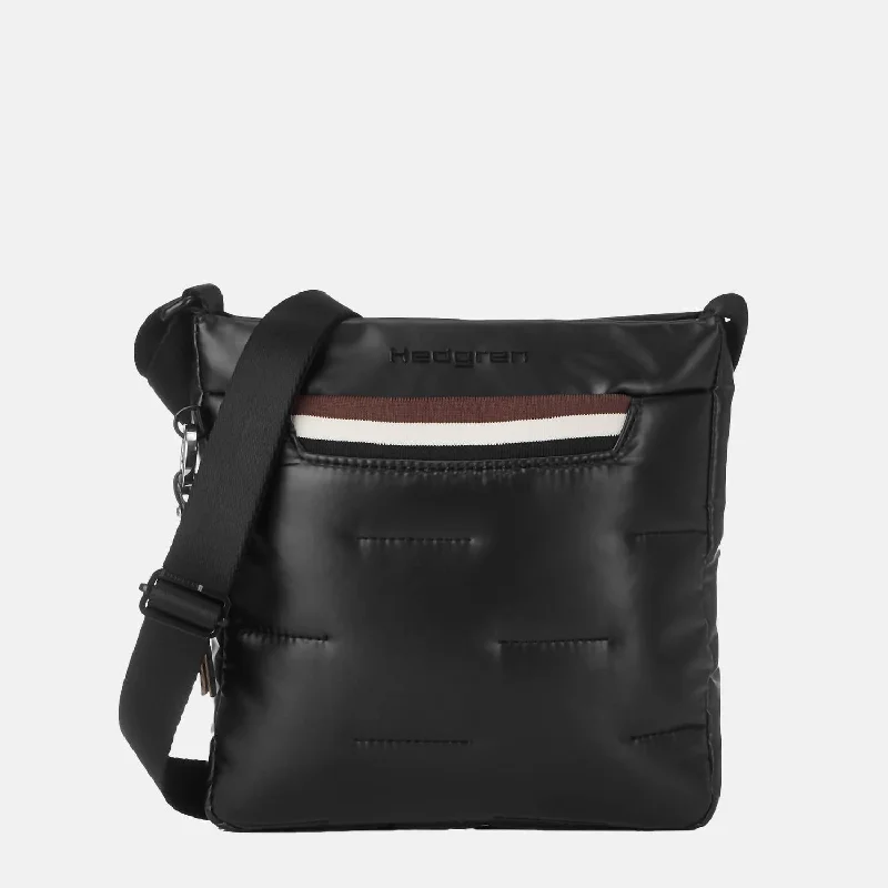 Women's Crossbody Bag with Multiple Compartments in Gray for Organized Daily UseCushy In Black Women's Crossbody Bag with Multiple Compartments in Gray for Organized Daily UseCushy In Black