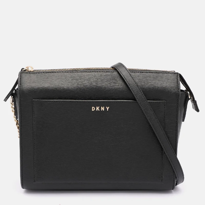 Women's Crossbody Bag with Multiple Compartments in Gray for Organized Daily UseDkny Black Leather Top Zip Crossbody Bag Women's Crossbody Bag with Multiple Compartments in Gray for Organized Daily UseDkny Black Leather Top Zip Crossbody Bag