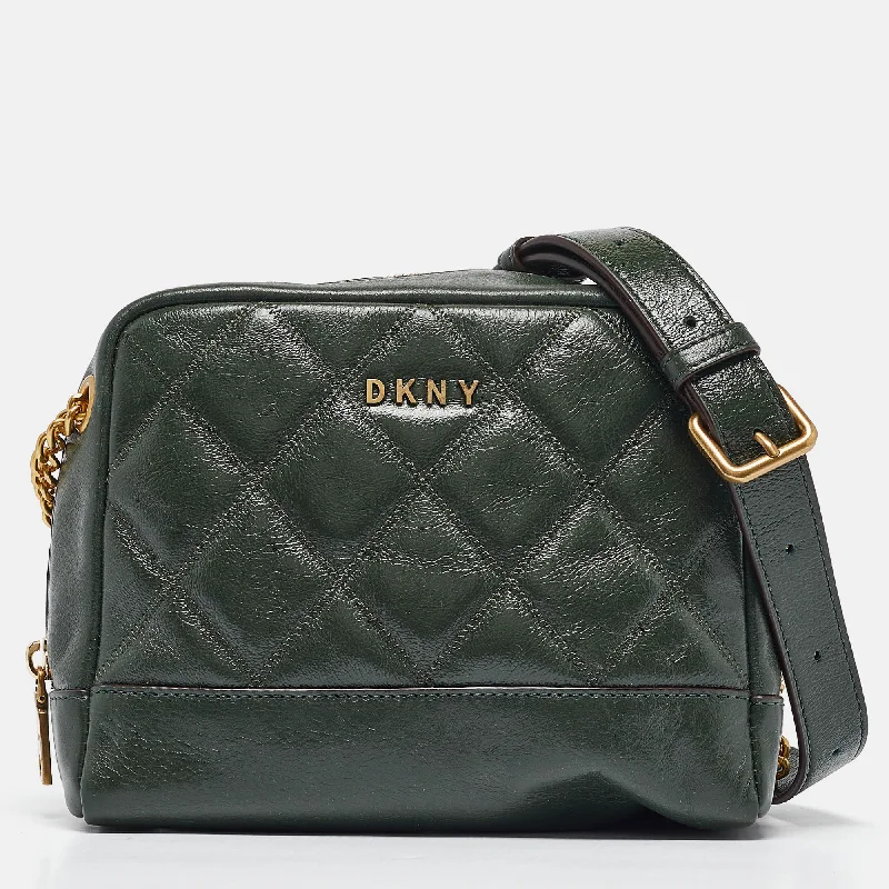 Women's Crossbody Bag with Multiple Compartments in Gray for Organized Daily UseDkny Green Quilted Glossy Leather Sofia Crossbody Bag Women's Crossbody Bag with Multiple Compartments in Gray for Organized Daily UseDkny Green Quilted Glossy Leather Sofia Crossbody Bag