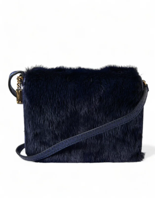 Women's Crossbody Bag with Magnetic Closure in White for Quick AccessDolce & Gabbana Exquisite Mink Fur Shoulder Women's Bag Women's Crossbody Bag with Magnetic Closure in White for Quick AccessDolce & Gabbana Exquisite Mink Fur Shoulder Women's Bag