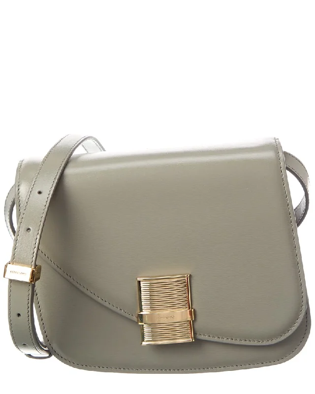 Women's Crossbody Bag with Adjustable Strap in Orange for Customizable ComfortFerragamo Fiamma Small Leather Crossbody Women's Crossbody Bag with Adjustable Strap in Orange for Customizable ComfortFerragamo Fiamma Small Leather Crossbody