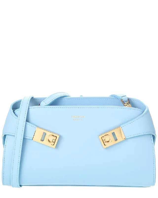 Straw Crossbody Bag in Natural Color for Beach Vacations and Summer DaysFerragamo Hug Leather Crossbody Straw Crossbody Bag in Natural Color for Beach Vacations and Summer DaysFerragamo Hug Leather Crossbody