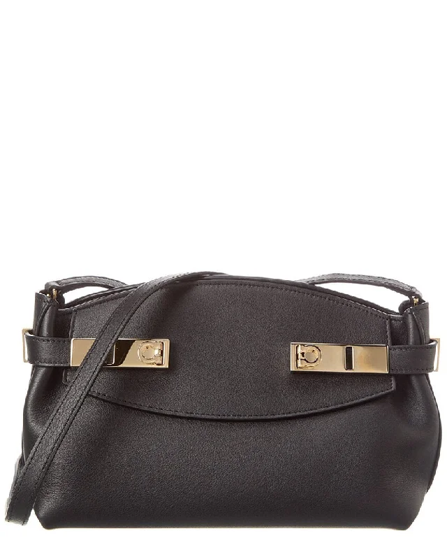 Suede Crossbody Bag in Olive Green for Fall Fashion StatementsFerragamo Hug Leather Crossbody Suede Crossbody Bag in Olive Green for Fall Fashion StatementsFerragamo Hug Leather Crossbody