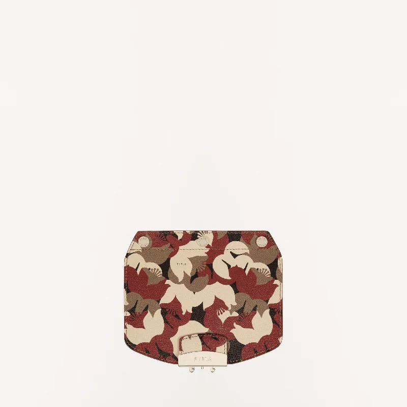 Leather - Trimmed Denim Crossbody Bag in Blue for a Vintage - Inspired LookFurla Metropolis Mini Flap Leather - Trimmed Denim Crossbody Bag in Blue for a Vintage - Inspired LookFurla Metropolis Mini Flap