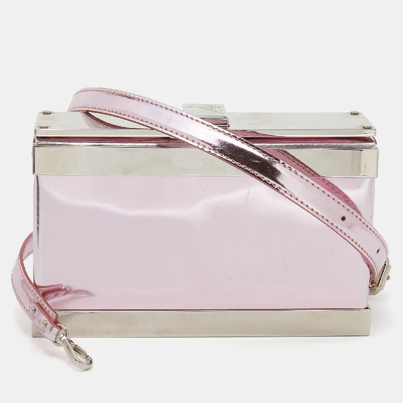 Medium - sized Canvas Crossbody Bag in Beige with Floral Print for Spring OutingsGiuseppe Zanotti Metallic Patent Leather And Metal Box Crossbody Bag Medium - sized Canvas Crossbody Bag in Beige with Floral Print for Spring OutingsGiuseppe Zanotti Metallic Patent Leather And Metal Box Crossbody Bag