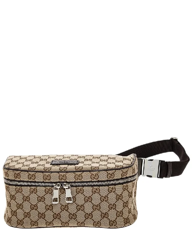 Women's Crossbody Bag with Magnetic Closure in White for Quick AccessGucci GG Supreme Canvas & Leather Crossbody Belt Bag Women's Crossbody Bag with Magnetic Closure in White for Quick AccessGucci GG Supreme Canvas & Leather Crossbody Belt Bag