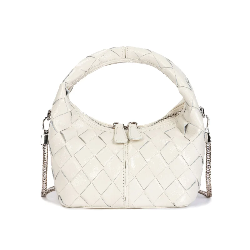 Geometric - Printed PVC Crossbody Bag in Multicolor for Trendy Street StyleHand-Woven Small Hobo Shoulder/Crossbody Bag Geometric - Printed PVC Crossbody Bag in Multicolor for Trendy Street StyleHand-Woven Small Hobo Shoulder/Crossbody Bag