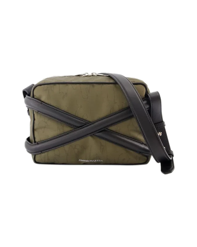 Women's Crossbody Bag with Adjustable Strap in Orange for Customizable ComfortHarness Camera Bag - Alexander McQueen - Nylon - Khaki Women's Crossbody Bag with Adjustable Strap in Orange for Customizable ComfortHarness Camera Bag - Alexander McQueen - Nylon - Khaki