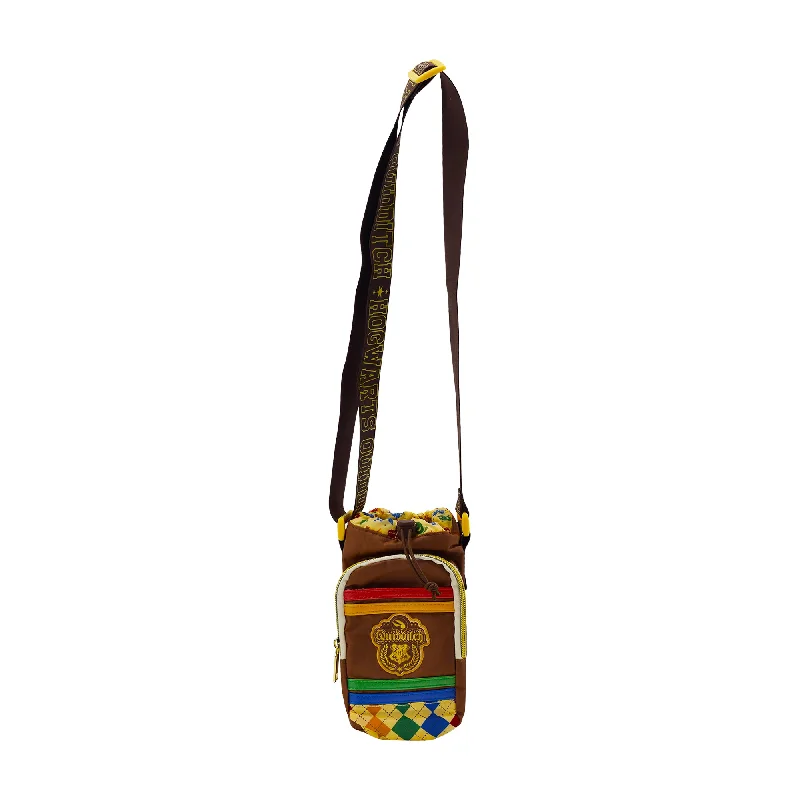 Women's Crossbody Bag with Zippered Pocket on the Back in Red for SecurityHARRY POTTER HOGWARTS QUIDDITCH WATER BOTTLE CROSSBODY Women's Crossbody Bag with Zippered Pocket on the Back in Red for SecurityHARRY POTTER HOGWARTS QUIDDITCH WATER BOTTLE CROSSBODY