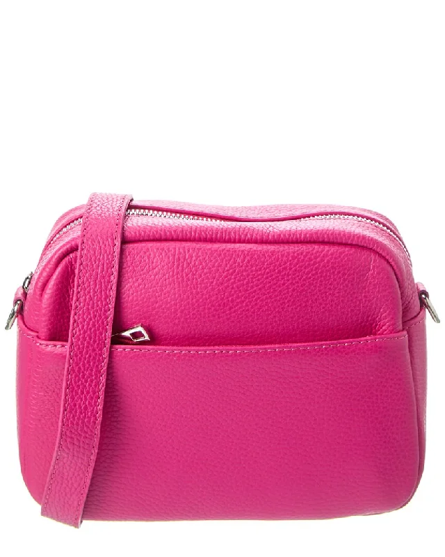 Women's Crossbody Bag with Multiple Compartments in Gray for Organized Daily UseItalian Leather Crossbody Women's Crossbody Bag with Multiple Compartments in Gray for Organized Daily UseItalian Leather Crossbody