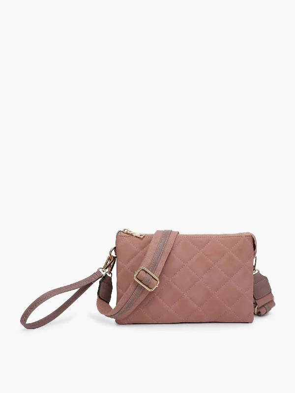 Hand - painted Canvas Crossbody Bag in Yellow for a Unique and Artistic LookIzzy Vegan Quilted Crossbody Bag In Mauve Hand - painted Canvas Crossbody Bag in Yellow for a Unique and Artistic LookIzzy Vegan Quilted Crossbody Bag In Mauve