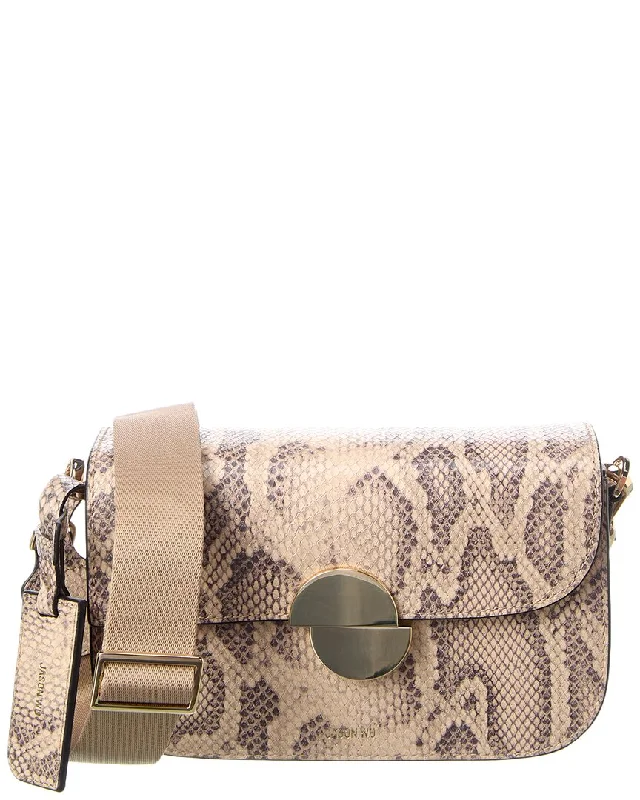 Women's Crossbody Bag with RFID - Blocking Pocket in Black for Safe TravelJason Wu Orbit Leather Crossbody Women's Crossbody Bag with RFID - Blocking Pocket in Black for Safe TravelJason Wu Orbit Leather Crossbody