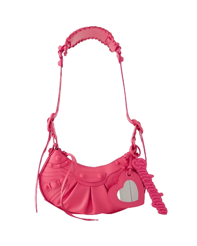 Plus - size Women's Crossbody Bag in Burgundy for Ample StorageLe Cagole Sho XS - Balenciaga - Leather - Bright Pink Plus - size Women's Crossbody Bag in Burgundy for Ample StorageLe Cagole Sho XS - Balenciaga - Leather - Bright Pink