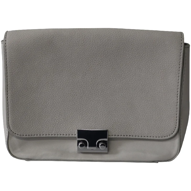 Large Faux Leather Crossbody Bag in Brown with Tassel Details for Casual TravelLoeffler Randall Lock Flap Handbag with Metal Chain in Grey Leather Large Faux Leather Crossbody Bag in Brown with Tassel Details for Casual TravelLoeffler Randall Lock Flap Handbag with Metal Chain in Grey Leather