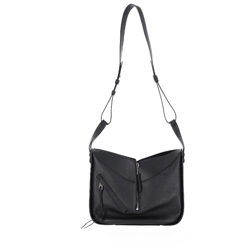 Geometric - Printed PVC Crossbody Bag in Multicolor for Trendy Street StyleLoewe Small Hammock Bag in Black Calfskin Leather Geometric - Printed PVC Crossbody Bag in Multicolor for Trendy Street StyleLoewe Small Hammock Bag in Black Calfskin Leather