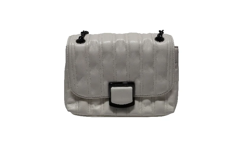 Leather - Trimmed Denim Crossbody Bag in Blue for a Vintage - Inspired LookLongchamp Brioche Crossbody Bag in Ivory Lambskin Leather Leather - Trimmed Denim Crossbody Bag in Blue for a Vintage - Inspired LookLongchamp Brioche Crossbody Bag in Ivory Lambskin Leather