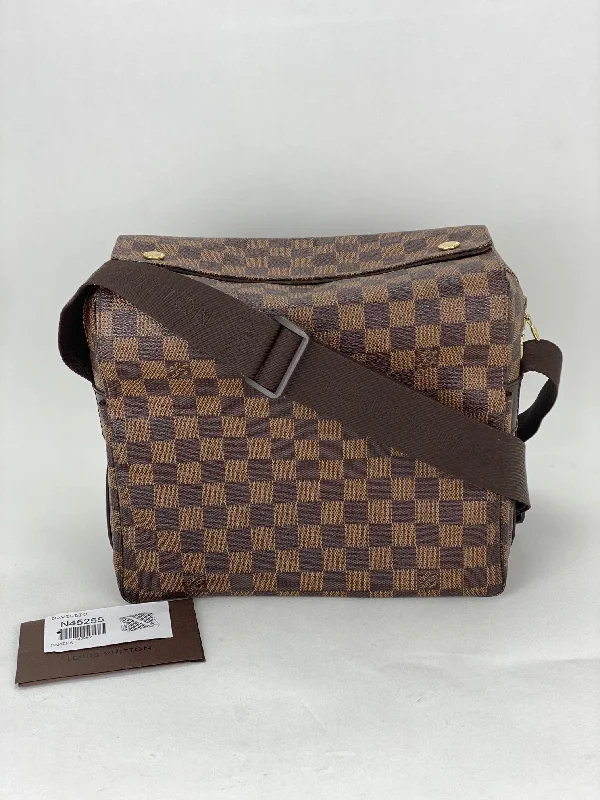 Straw Crossbody Bag in Natural Color for Beach Vacations and Summer DaysLouis Vuitton Damier Ebene Canvas Naviglio Shoulder Men's Messenger Bag Straw Crossbody Bag in Natural Color for Beach Vacations and Summer DaysLouis Vuitton Damier Ebene Canvas Naviglio Shoulder Men's Messenger Bag