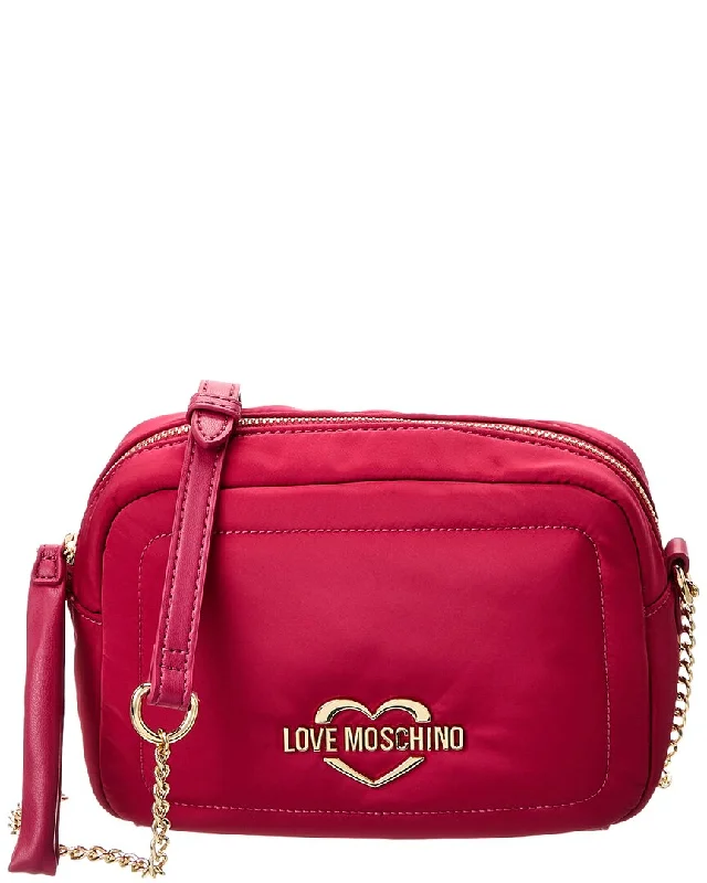 Women's Crossbody Bag with RFID - Blocking Pocket in Black for Safe TravelLove Moschino Crossbody Women's Crossbody Bag with RFID - Blocking Pocket in Black for Safe TravelLove Moschino Crossbody