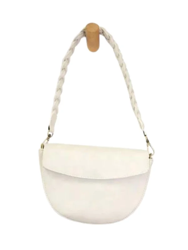 Women's Crossbody Bag with RFID - Blocking Pocket in Black for Safe TravelLuna Crossbody Bag In White Women's Crossbody Bag with RFID - Blocking Pocket in Black for Safe TravelLuna Crossbody Bag In White