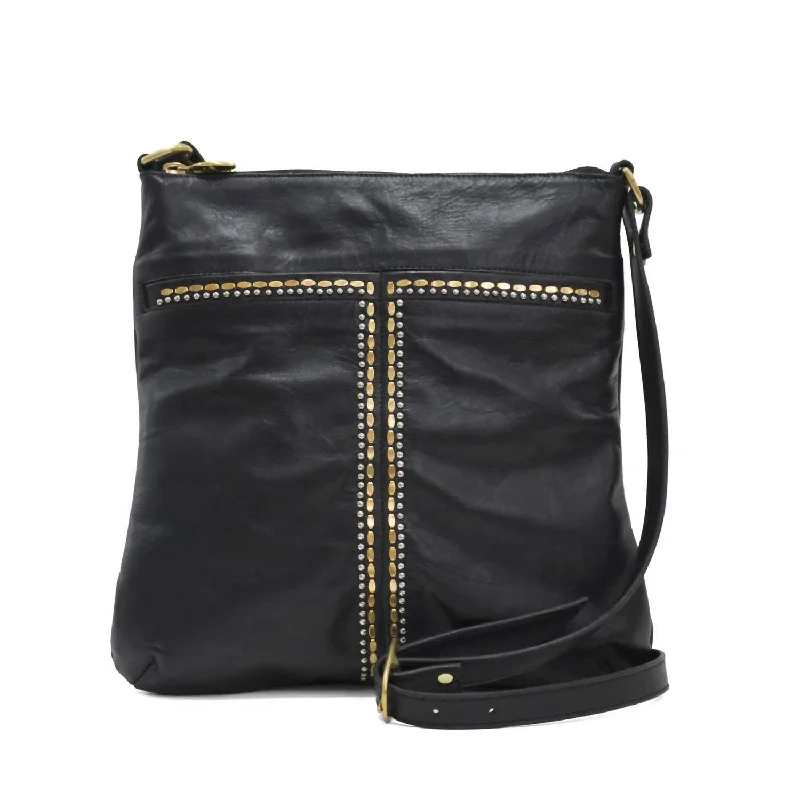Medium - sized Canvas Crossbody Bag in Beige with Floral Print for Spring OutingsMariah Handbag In Black Belmont W/ Brass & Nickel Art Medium - sized Canvas Crossbody Bag in Beige with Floral Print for Spring OutingsMariah Handbag In Black Belmont W/ Brass & Nickel Art